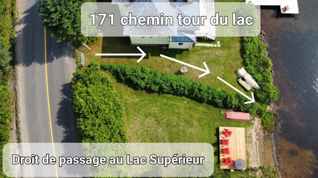 Accès au plan d'eau